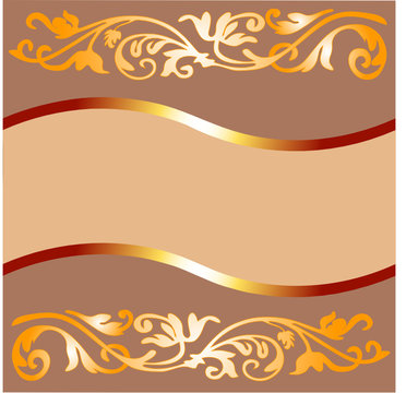 Vintage coffee frame (vector)