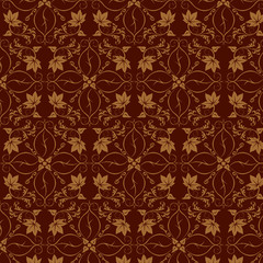 Fototapeta premium seamless vine wallpaper pattern
