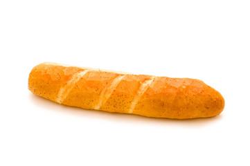 Fresg bread isolated on the white background