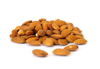 Heap of almonds