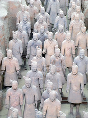Terracotta Warriors in Xian, China.