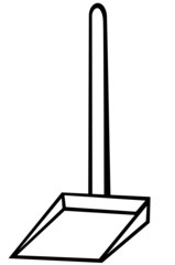 dustpan with long handle