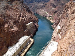 Hoover Dam and Colorado River