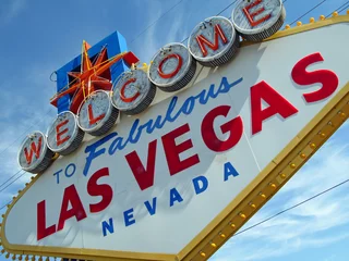 Zelfklevend Fotobehang Las Vegas Sign © Amy Nichole Harris