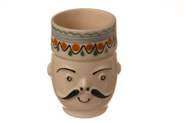Hungary vase of male portrait