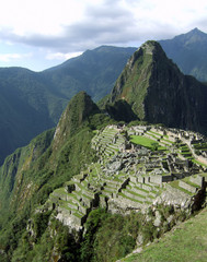 Machu Picchu near Cusco, Peru.