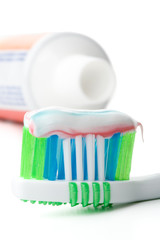 Tooth-brush and tooth-paste