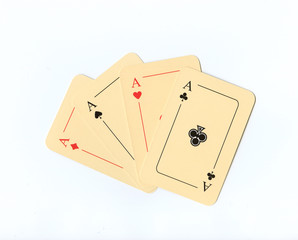 Four aces isolated