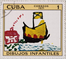 Cuban postage stamp