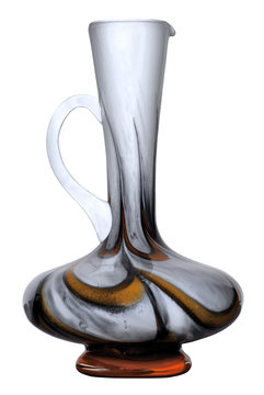 D&eacute;tourage vase en verre