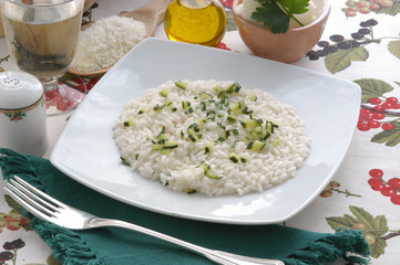 Risotto alle zucchine - Primi Piatti Ricette Emilia Romagna