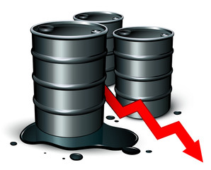 Cours du pétrole en baisse