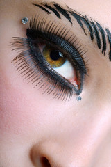 Obraz premium black makeup