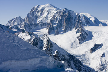 Fototapeta na wymiar Chamonix Mont Blanc