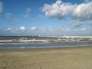 seebrücke in der nordsee
