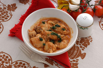 Seppioline alle erbe - Antipasti di pesce