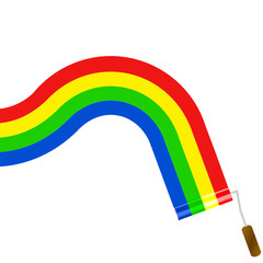 Rainbow painting