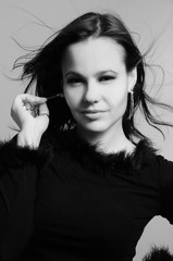 Obraz premium Fashion female portrait