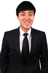 Young and confident Asian business man.
