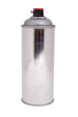 Aluminum spray cans with differently colored nozzles