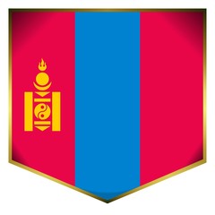 drapeau ecusson mongolie mongolia flag