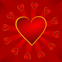 heart ring valentine background