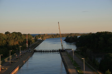 Schleuse bei Detroit