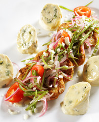 Chicken Roll with Vegetable