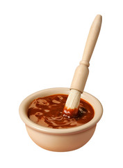 Barbecue Sauce with a clipping path.
