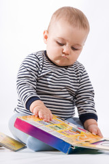 baby and books