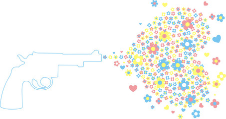 Obraz premium metafora amor y paz
