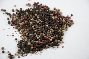 Pepper isolated on white