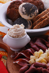 Affettati e frutta - Antipasti Trentino Alto Adige