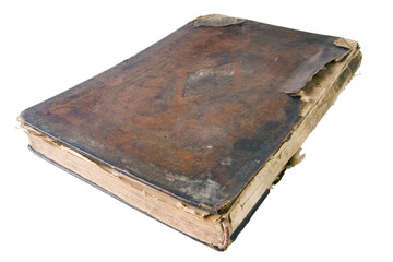 old talmud on white  background