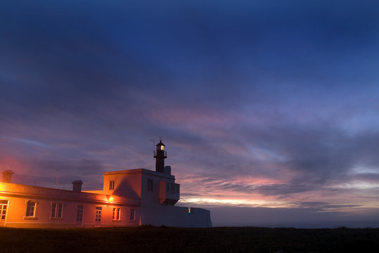 Lighthouse by night