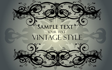 abstract vintage banner