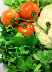 Fresh assorted vegetables