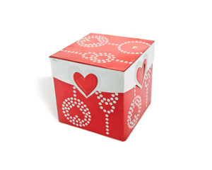 Red box for a gift