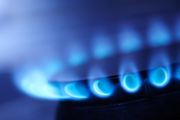 Fototapeta Natural gas flame obraz