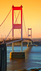 Fototapeta premium bridge sunset