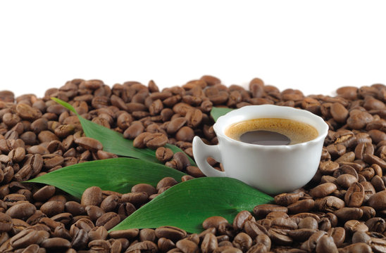 Cup with coffe