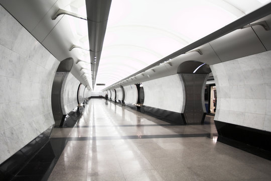 modern subway station