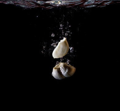 Garlic in water