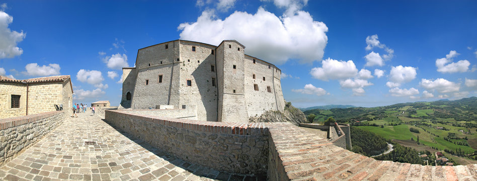 Forte di San Leo, Marche, Italia