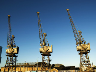 Fototapeta na wymiar dock crane