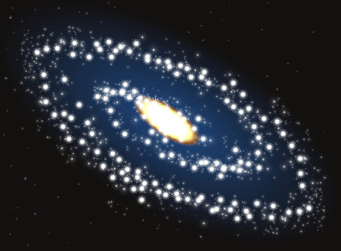 Illustration of galaxy