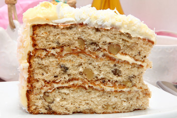 Coconut Cream Cheese Cake