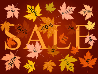 Autumn leaves sale