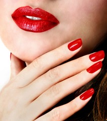 Naklejka premium Pretty face