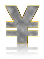 Obraz premium Bling Yen Symbol